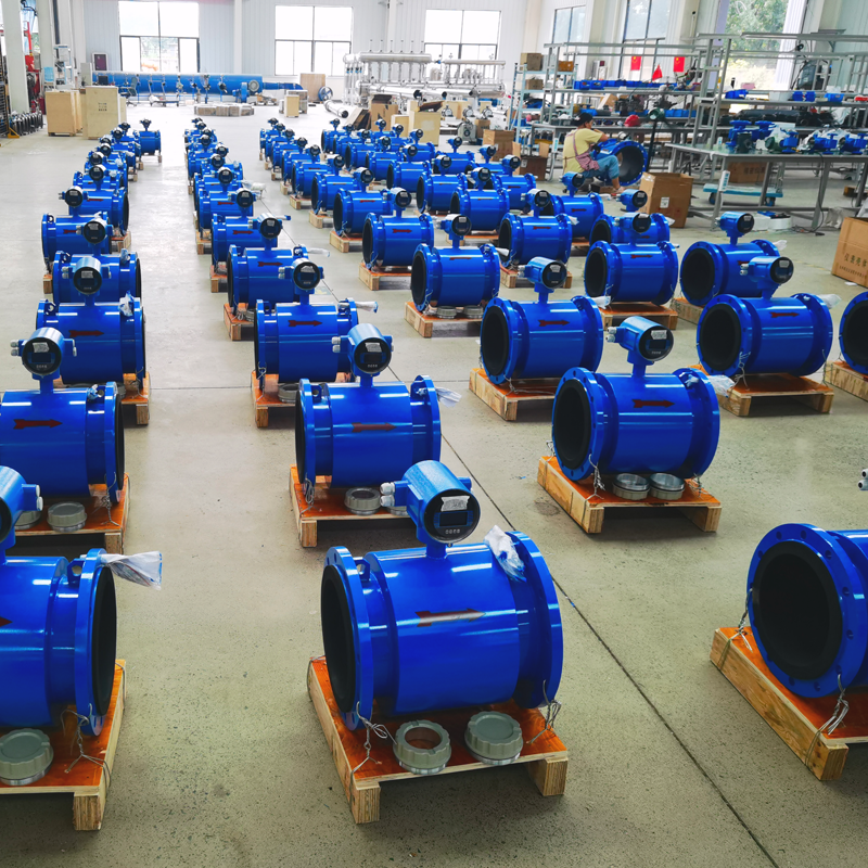 Latest company Cases about 158 Units of Customized Electromagnetic Flowmeters for German Client Ready for Shipment