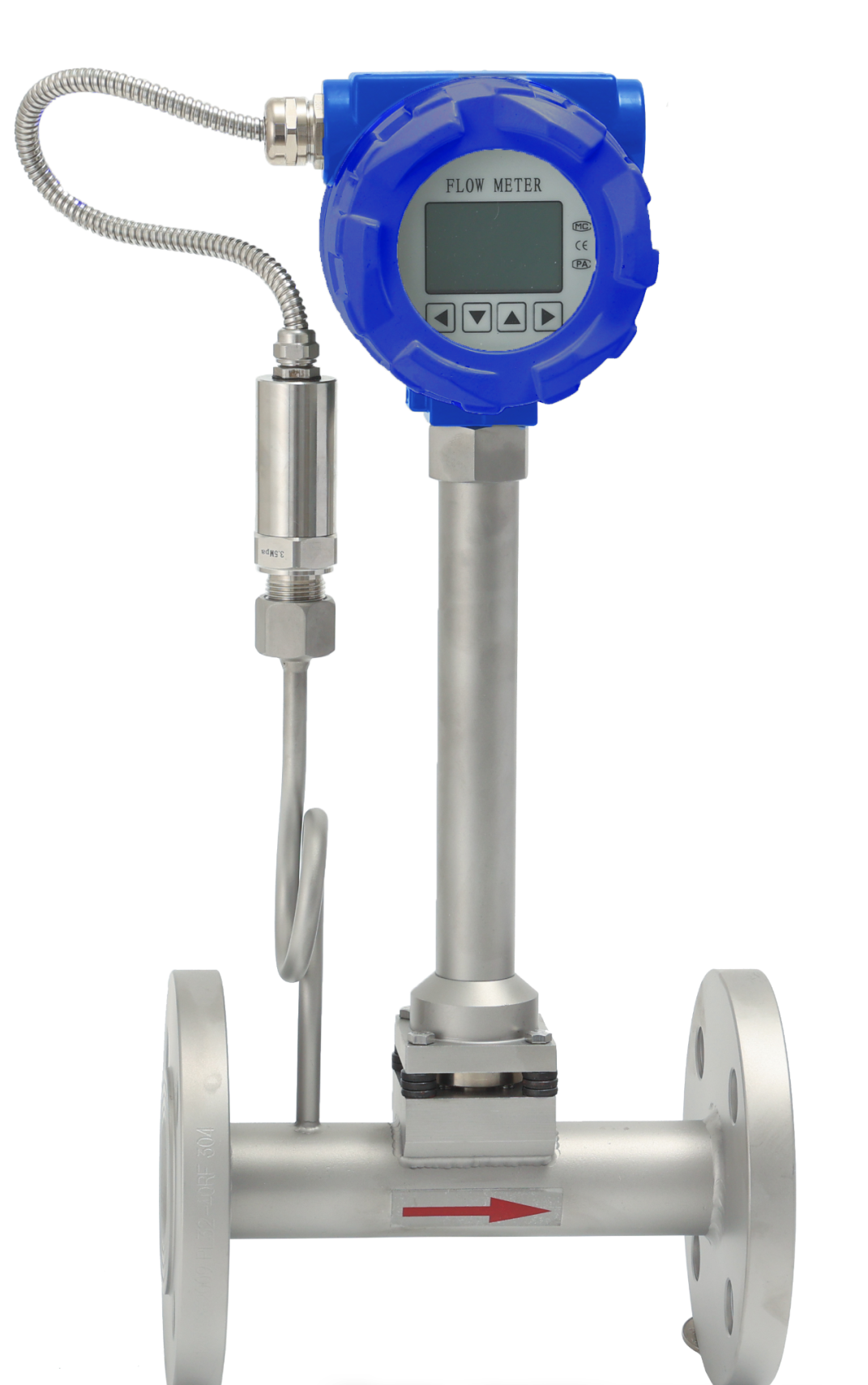 Latest company Cases about Mismatch Between Process Pipe Diameter and Actual Flow Rate of Vortex Flow Meters