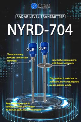 Good price NYRD-704 Wave Radar Level Meter transmitter For Low dielectic constant liquid 6M Range online