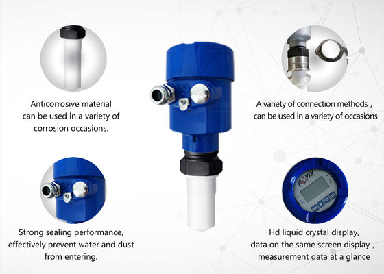 Good price 4-20mA NUOYING 26GHz NYRD805 Radar Level Sensor Transmitter suitable for various corrosion liquid with PTFE material Antenna online