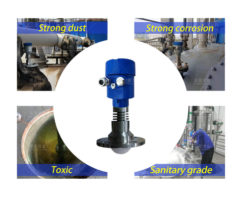 Buy High Frequency radar Level Transmitter Wave radar Solid Level Sensor Guided radar Signal Level Meter online manufacture