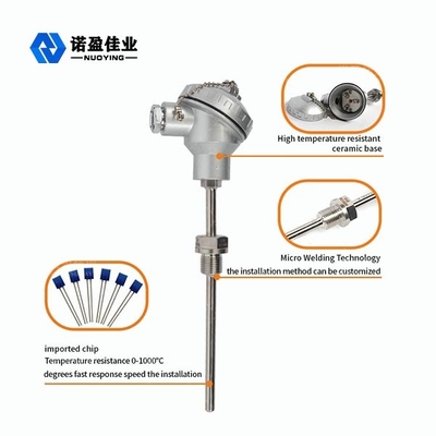 Good price Pt1000 Pt1000 Pt100 RTD steam industrial thermometer Digital temperature Thermocouple probe Temperature sensor transducer transmitter online