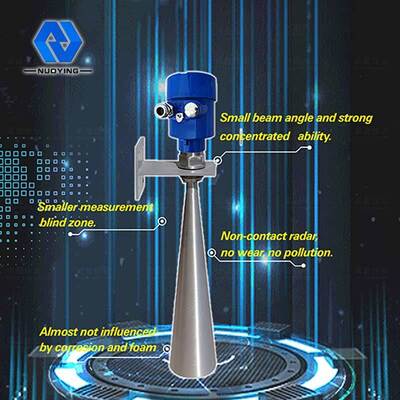 Good price 26GHz Radar Level Detector High Stability Marine Engineering 316L Stainless Steel online