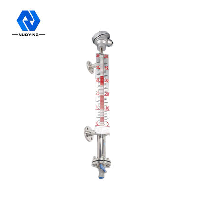 Good price High Quality 24VDC Digital Magnetic Flap Level Meter Magnetic Flap Level Gauge with 6m Range Made in China online