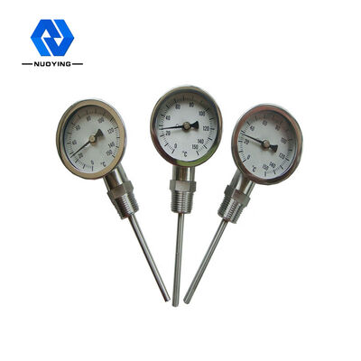 Good price 60mm Dial Bimetal Temperature Gauge 1.5 Accuracy SS304 0-150 Degree online