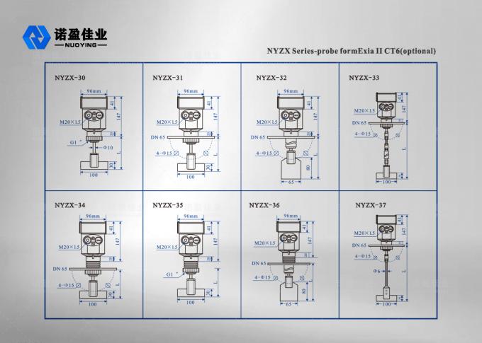 Leaf Blade Foldable Rotary Paddle Level Switch 1.6MPa Rotating Paddle Level Switch 0