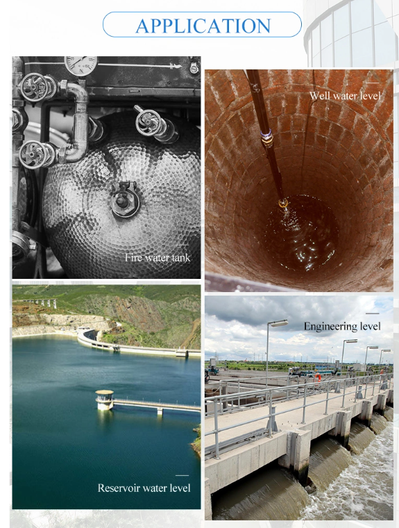 Analog Water Tank Liquid Level Transmitter Hydrostatic Level Indicator ...