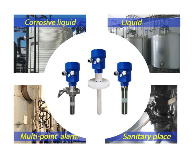 RF Capacitive Level Switch for liquid measurement High Temperature Slurry Corrosive Liquid 3