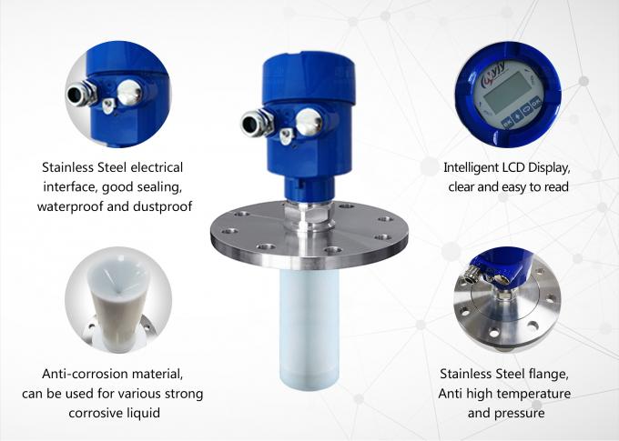 Nuoying NYRD-86 Non-contact Radar Level Meter Wireless Level Transmitter for strong corrosive liquid 2