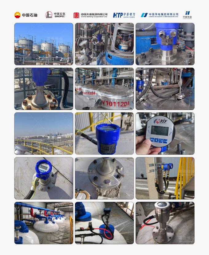 Nuoying NYRD-86 Non-contact Radar Level Meter Wireless Level Transmitter for strong corrosive liquid 4