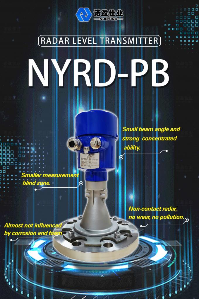 Industrial Grade High Precision 26Ghz Radar Level Measurement Meter 4...20mA Liquid Level Sensor 2