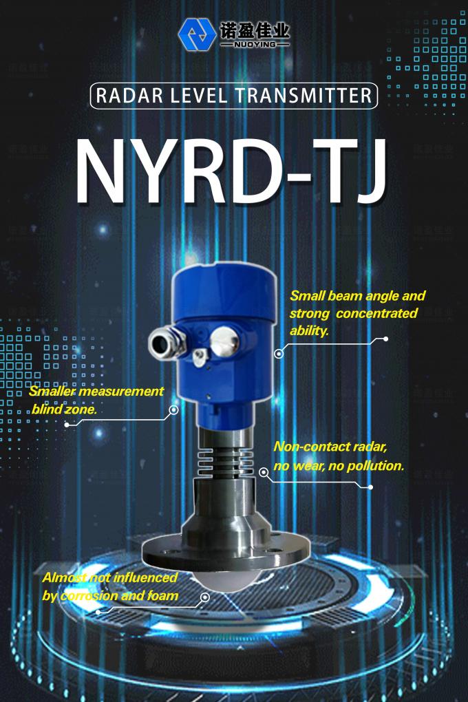 High Frequency Radar Level Transmitter Meter Wave Radar Solid Level Sensor 80G radar level meter 0~30 meters 5