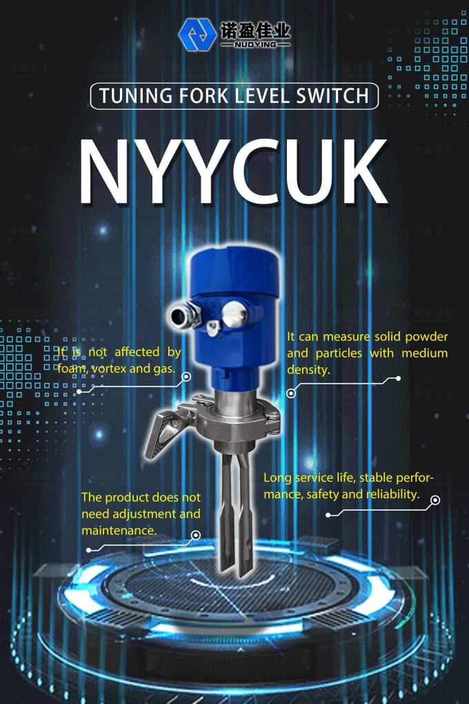 Customizable Tuning Fork Level Switch for Specific Liquid Level Requirements and Applications 2