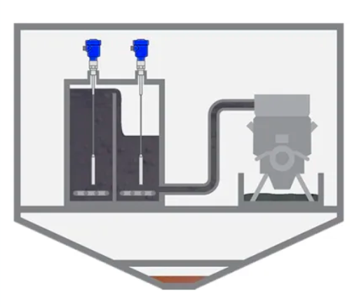 Service Tank Engine Room Marine Industry Installation Diagram
